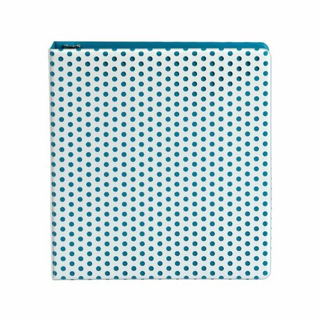 Oxford Punch Pop Binder, 1.5in. Round Rings, Holds 350 Sheets, Teal 42653